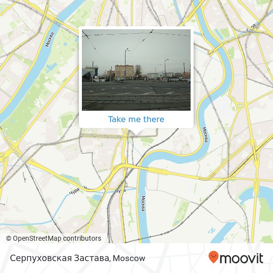 Серпуховская Застава map