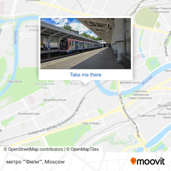 метро ""Фили"" map