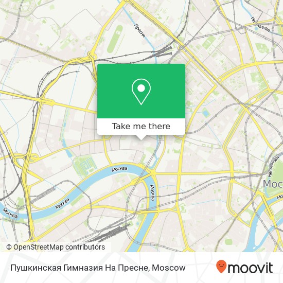 Пушкинская Гимназия На Пресне map