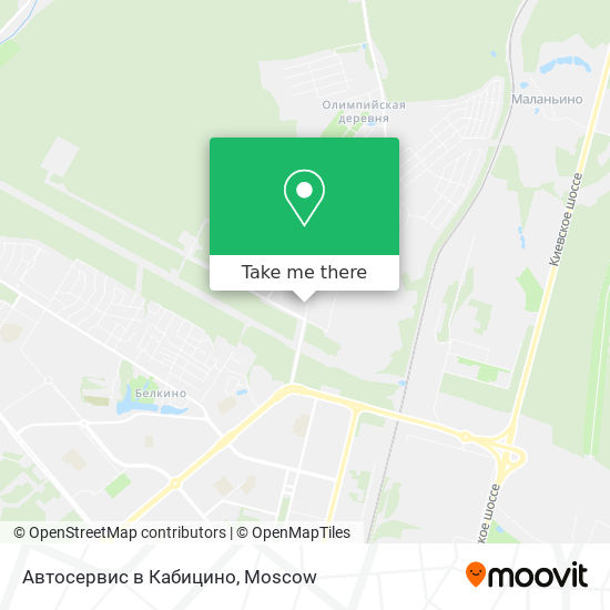 Автосервис В Кабицино map