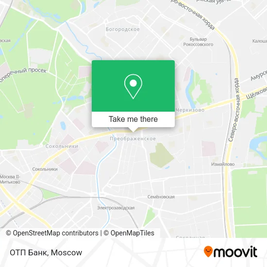 ОТП Банк map