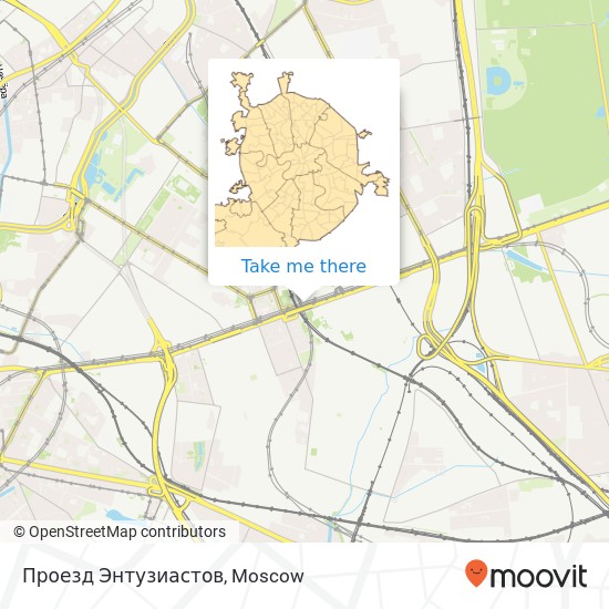 Проезд Энтузиастов map