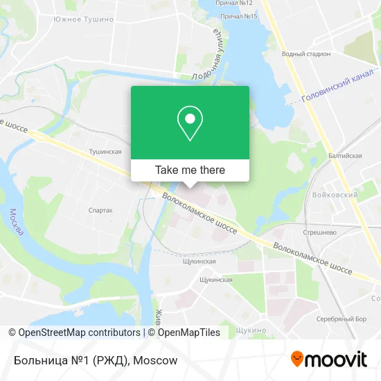 Больница №1 (РЖД) map