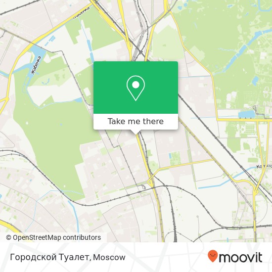 Городской Туалет map