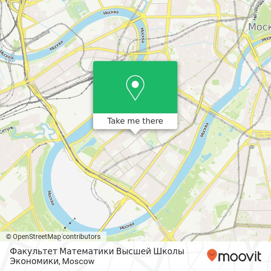 Факультет Математики Высшей Школы Экономики map