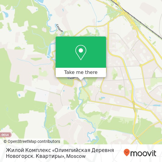 Жилой Комплекс «Олимпийская Деревня Новогорск. Квартиры» map