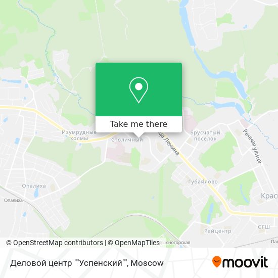 Деловой центр ""Успенский"" map