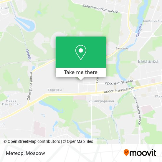 Метеор map