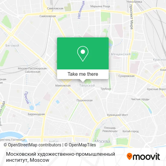 Московский художественно-промышленный институт map