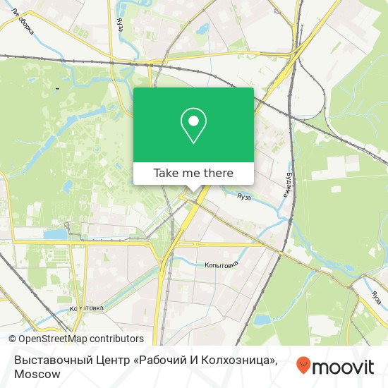 Выставочный Центр «Рабочий И Колхозница» map