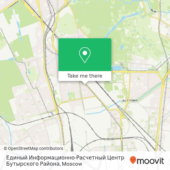 Единый Информационно-Расчетный Центр Бутырского Района map
