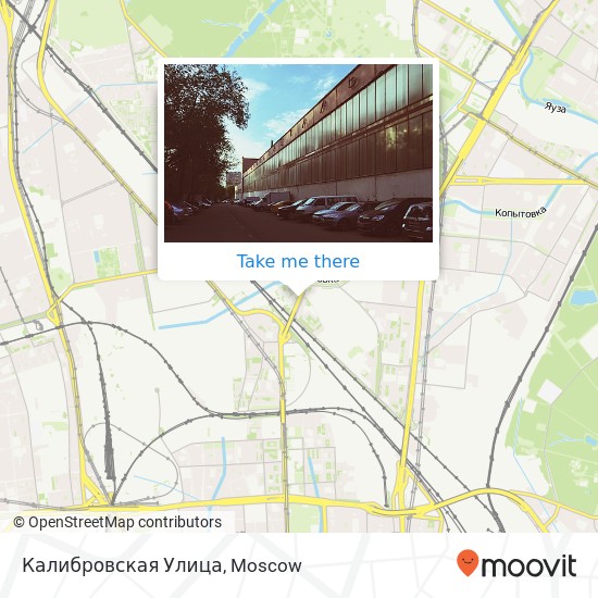 Калибровская Улица map