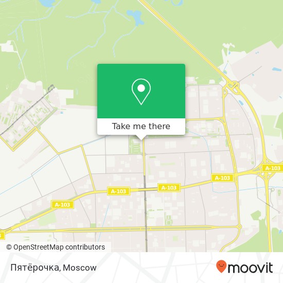 Пятёрочка map