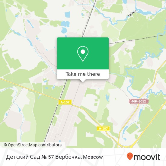 Детский Сад № 57 Вербочка map