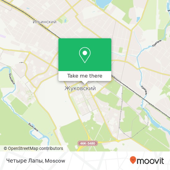 Четыре Лапы map