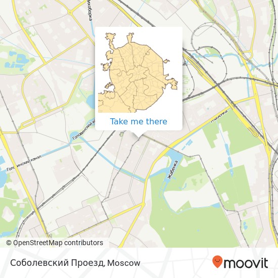 Соболевский Проезд map