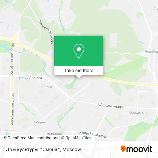Дом культуры ""Смена"" map