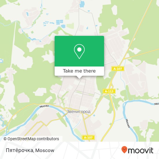 Пятёрочка map