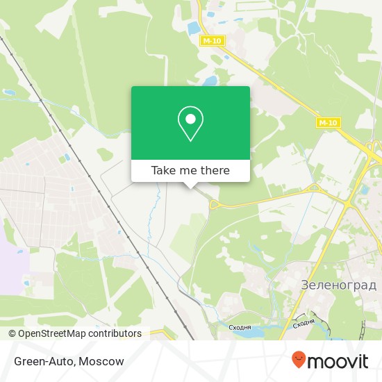 Green-Auto map