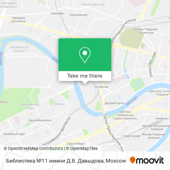 Библиотека №11 имени Д.В. Давыдова map