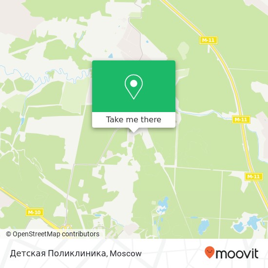 Детская Поликлиника map