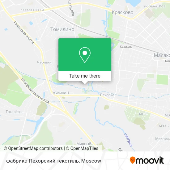 фабрика Пехорский текстиль map