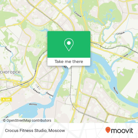 Crocus Fitness Studio map