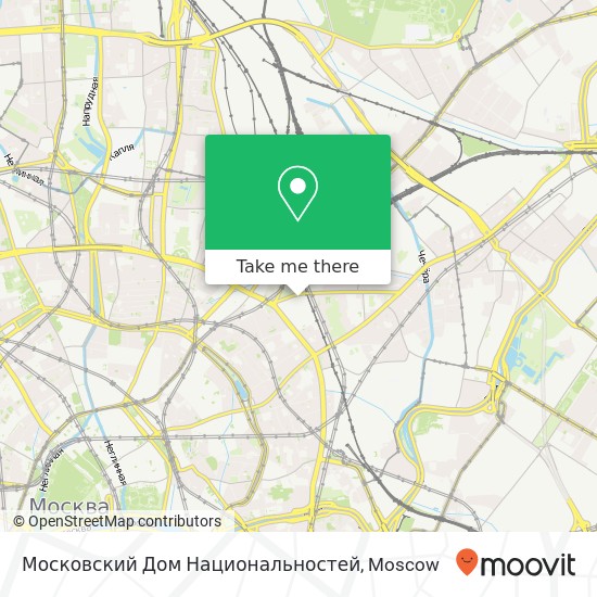 Московский Дом Национальностей map