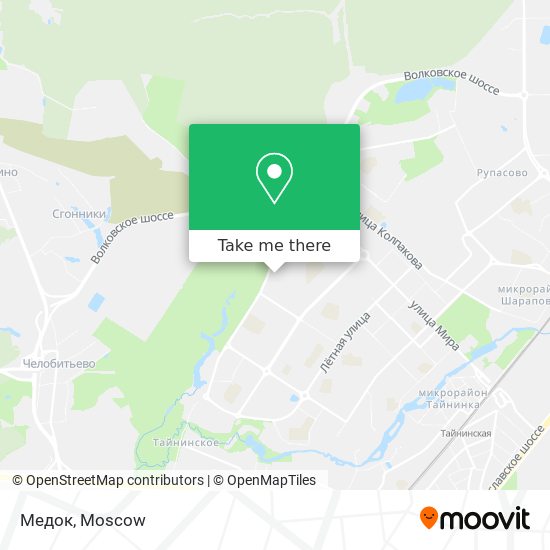 Медок map