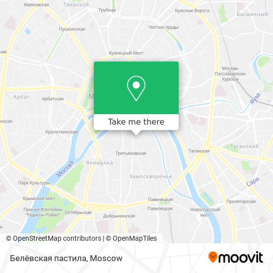 Белёвская пастила map