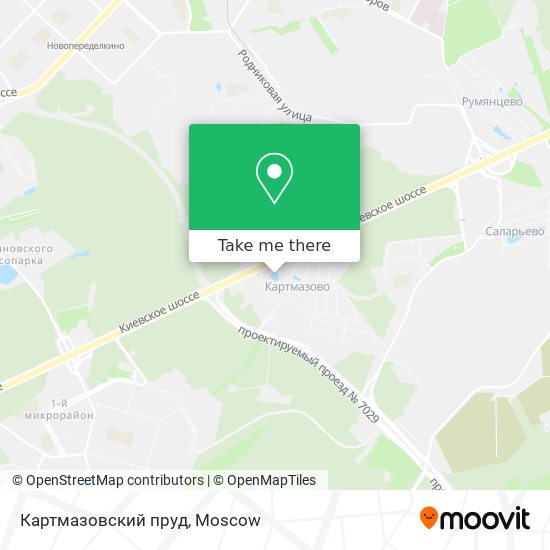 Картмазовский пруд map
