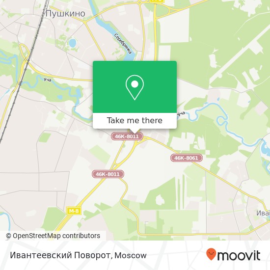 Ивантеевский Поворот map