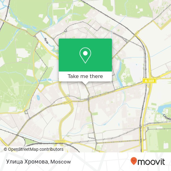 Улица Хромова map