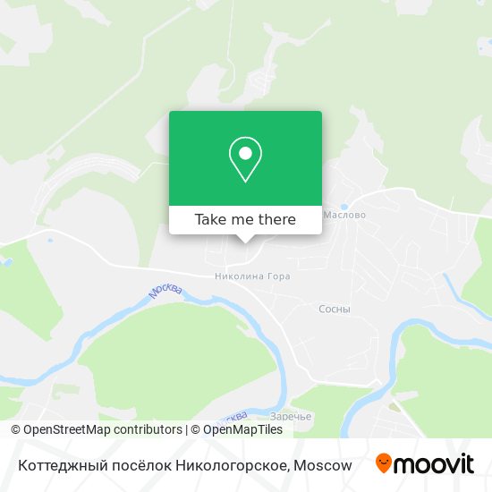 Коттеджный посёлок Никологорское map