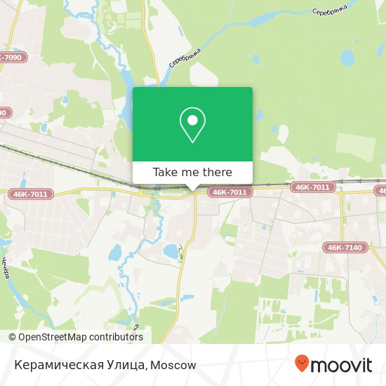 Керамическая Улица map