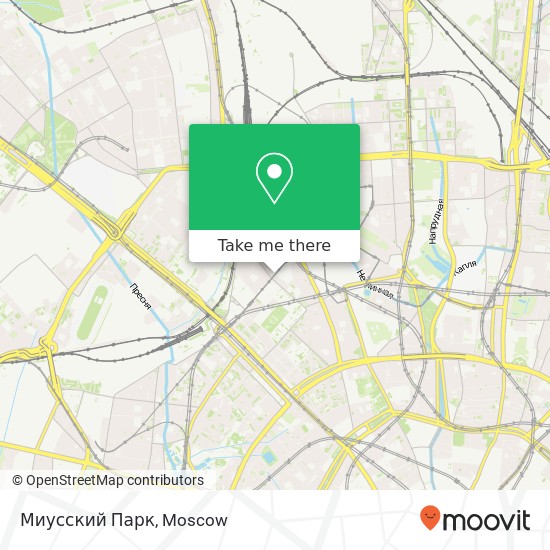 Миусский Парк map