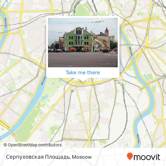 Серпуховская Площадь map