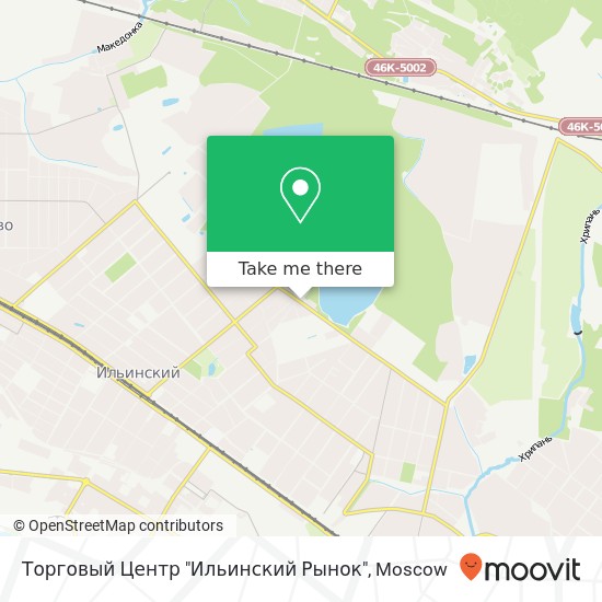 Торговый Центр "Ильинский Рынок" map