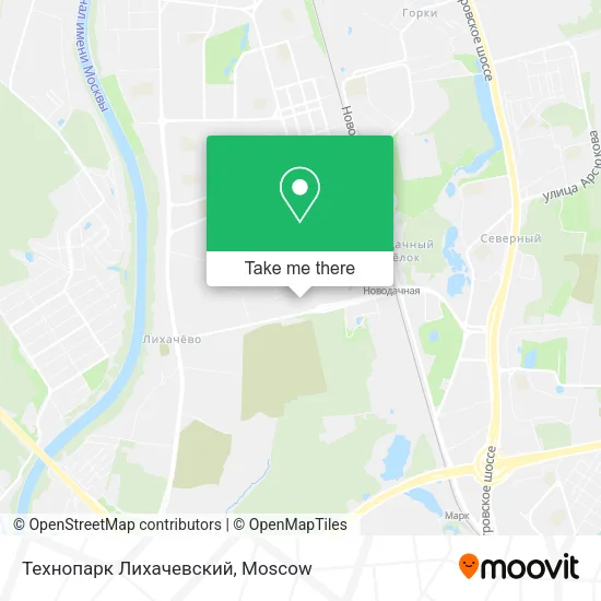 Технопарк Лихачевский map