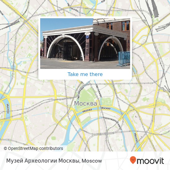 Музей Археологии Москвы map