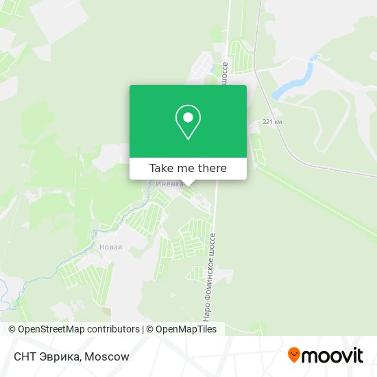 СНТ Эврика map