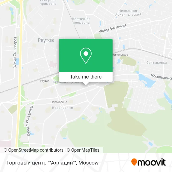 Торговый центр ""Алладин"" map