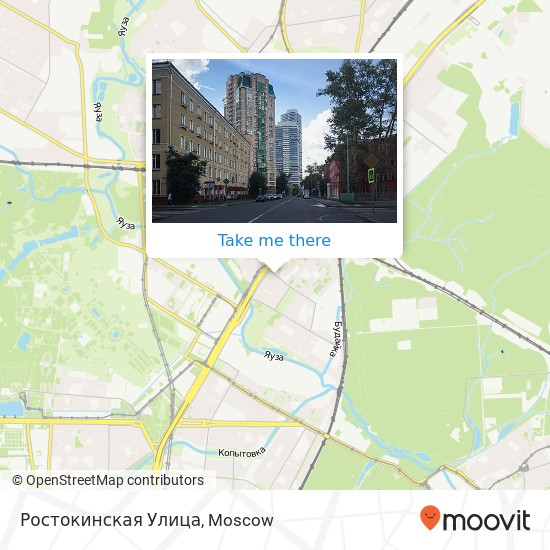 Ростокинская Улица map