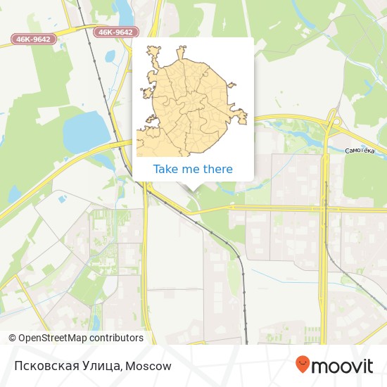 Псковская Улица map
