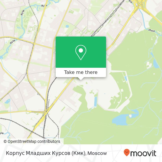 Корпус Младших Курсов (Кмк) map