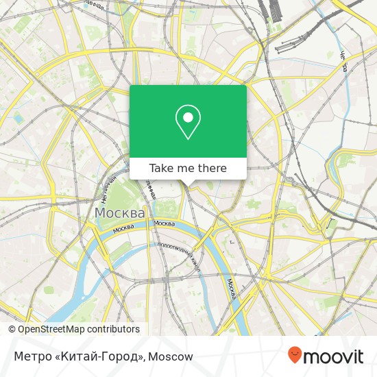 Метро «Китай-Город» map