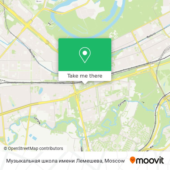 Музыкальная школа имени Лемешева map