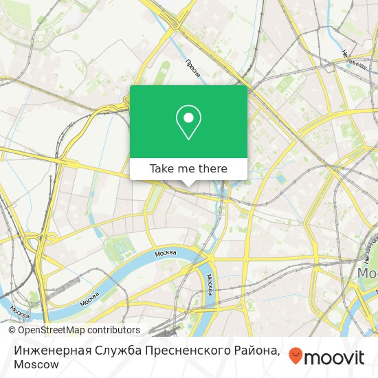 Инженерная Служба Пресненского Района map