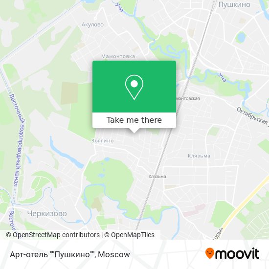 Арт-отель ""Пушкино"" map