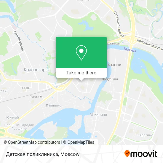 Детская поликлиника map